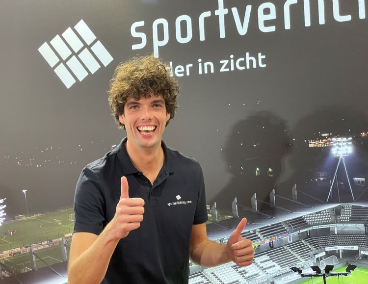 Martin Bolderman op de Nationale Sportvakbeurs Martin Bolderman op de Nationale Sportvakbeurs