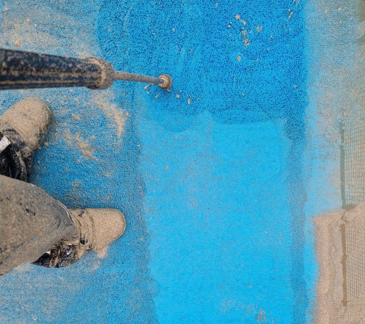 Reiniging padelbaan Reiniging padelbaan