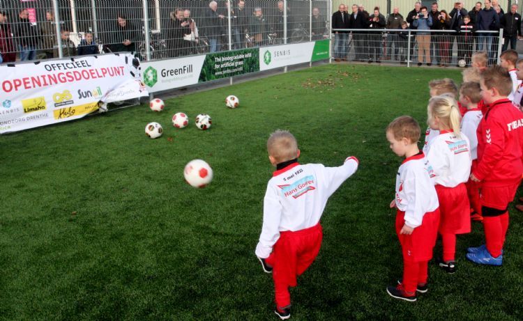 Opening van trainingsveld met GreenFill bij sc Erica in Emmen Opening van trainingsveld met GreenFill bij sc Erica in Emmen