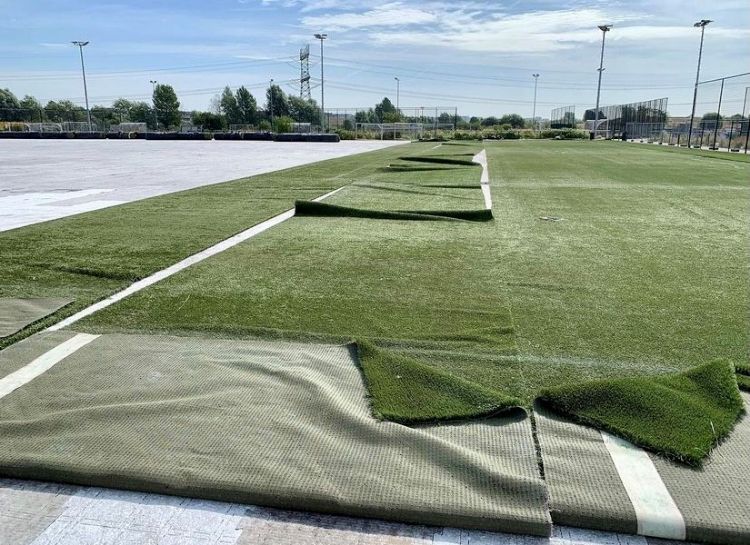 Aanleg veld AFC IJburg Aanleg veld AFC IJburg