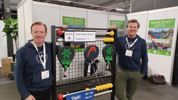 Michel de Krieger en Serge Bos van Rekre Sport Michel de Krieger en Serge Bos van Rekre Sport