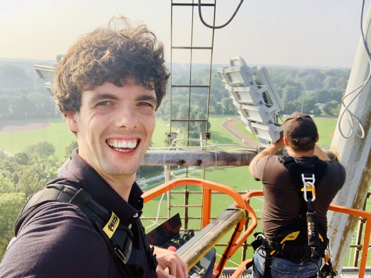 Martin Bolderman van Sportverlichting.com Martin Bolderman van Sportverlichting.com