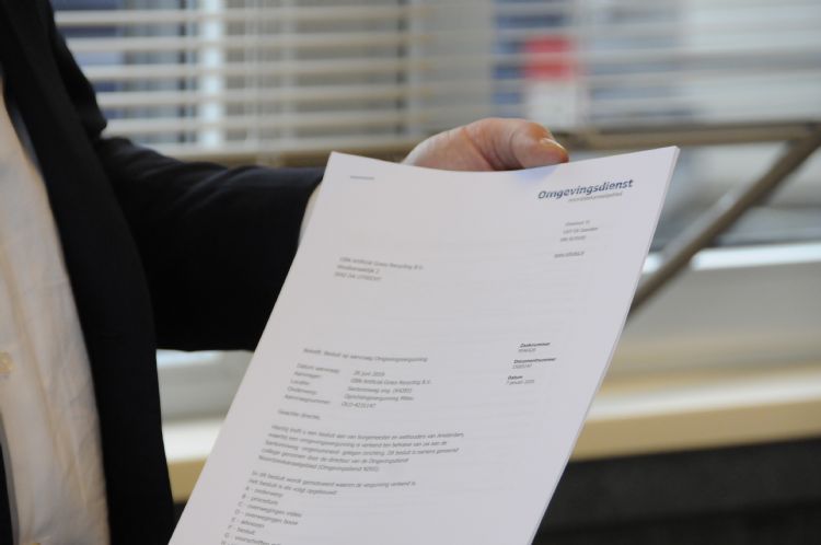 De bouwvergunning is binnen De bouwvergunning is binnen