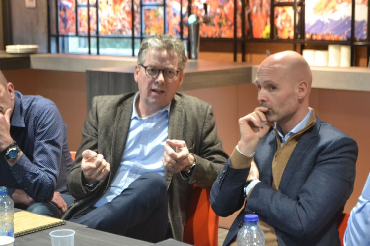 Gosewin Bos (Antea Sport) en Seth van der Wielen (Kybys) Gosewin Bos (Antea Sport) en Seth van der Wielen (Kybys)