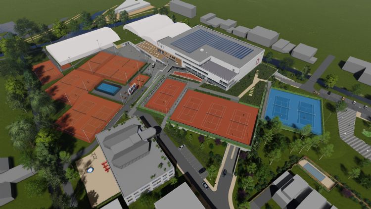 Het Nationaal Tenniscentrum zal straks over drie van de vier Grand Slam-banen beschikken
