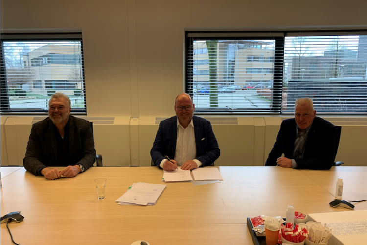 Goof Rijndorp, Olaf Janssen en Kees Ploeg (vlnr)