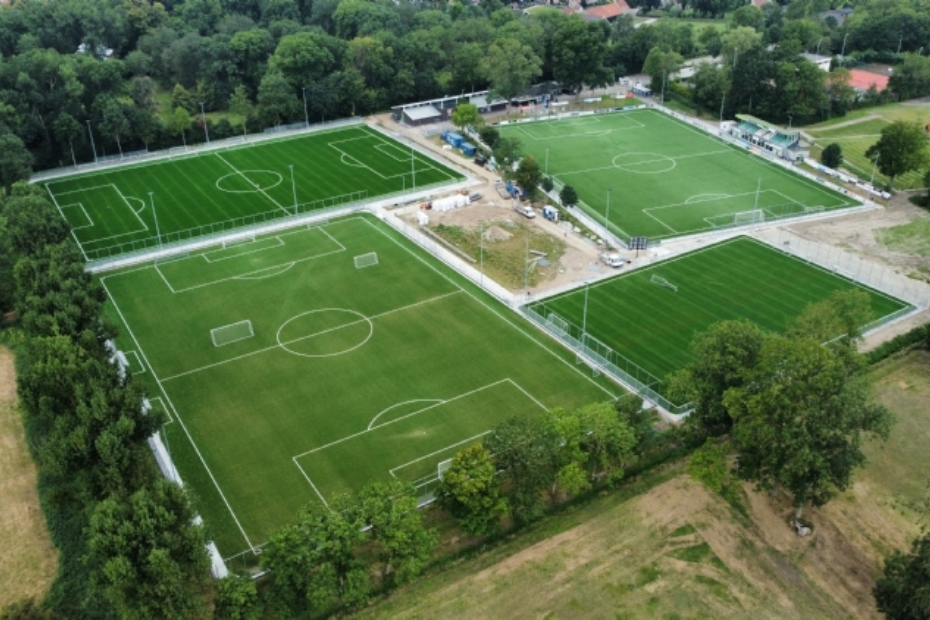 De heringerichte voetbalvelden van VV Kloetinge