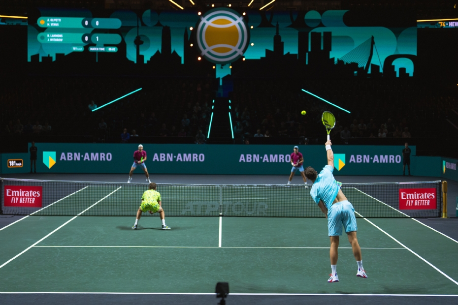 Ton de Rooij Tennis werkt jaarlijks samen met het ABN AMRO Open
