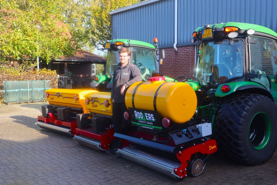 Niels Roovers kan iedere klant met een passende compacte machine van dienst zijn.