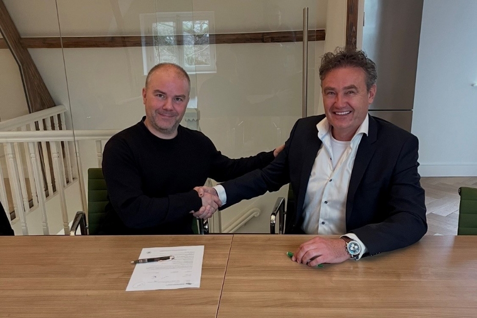 Leo Sparla en Maarten Mölder bezegelen hun samenwerking