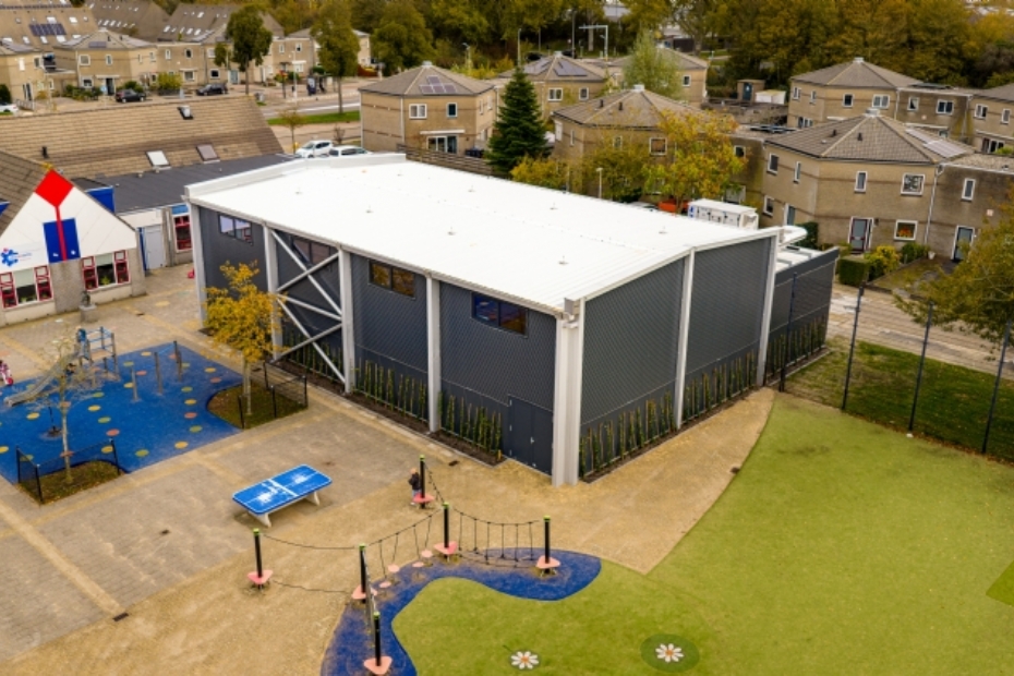 Tijdelijke gymzaal voor gemeente Purmerend